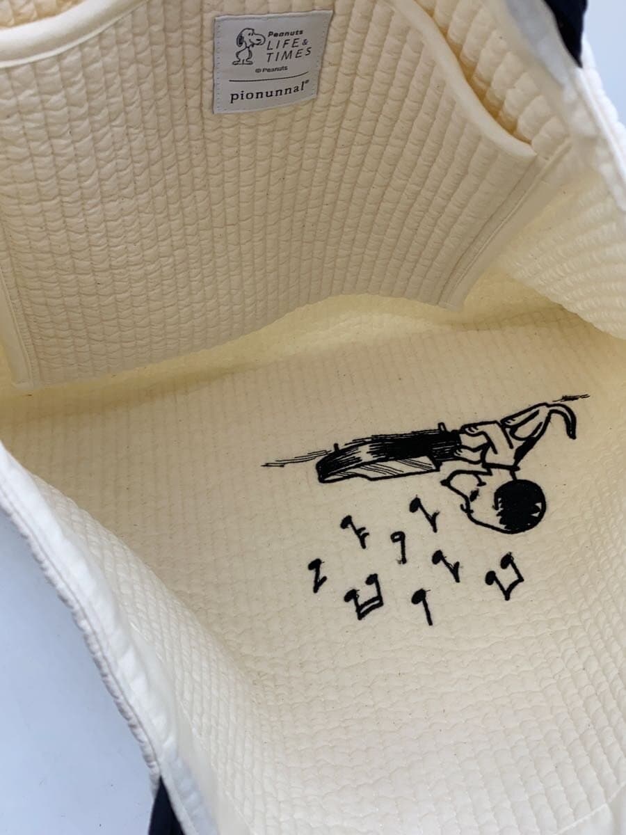 pionunnal x PEANUTS Tote Bag Cotton CRM 6