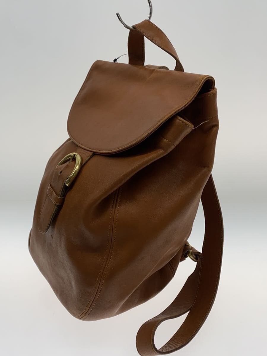 COACH backpack leather BRW plain 2