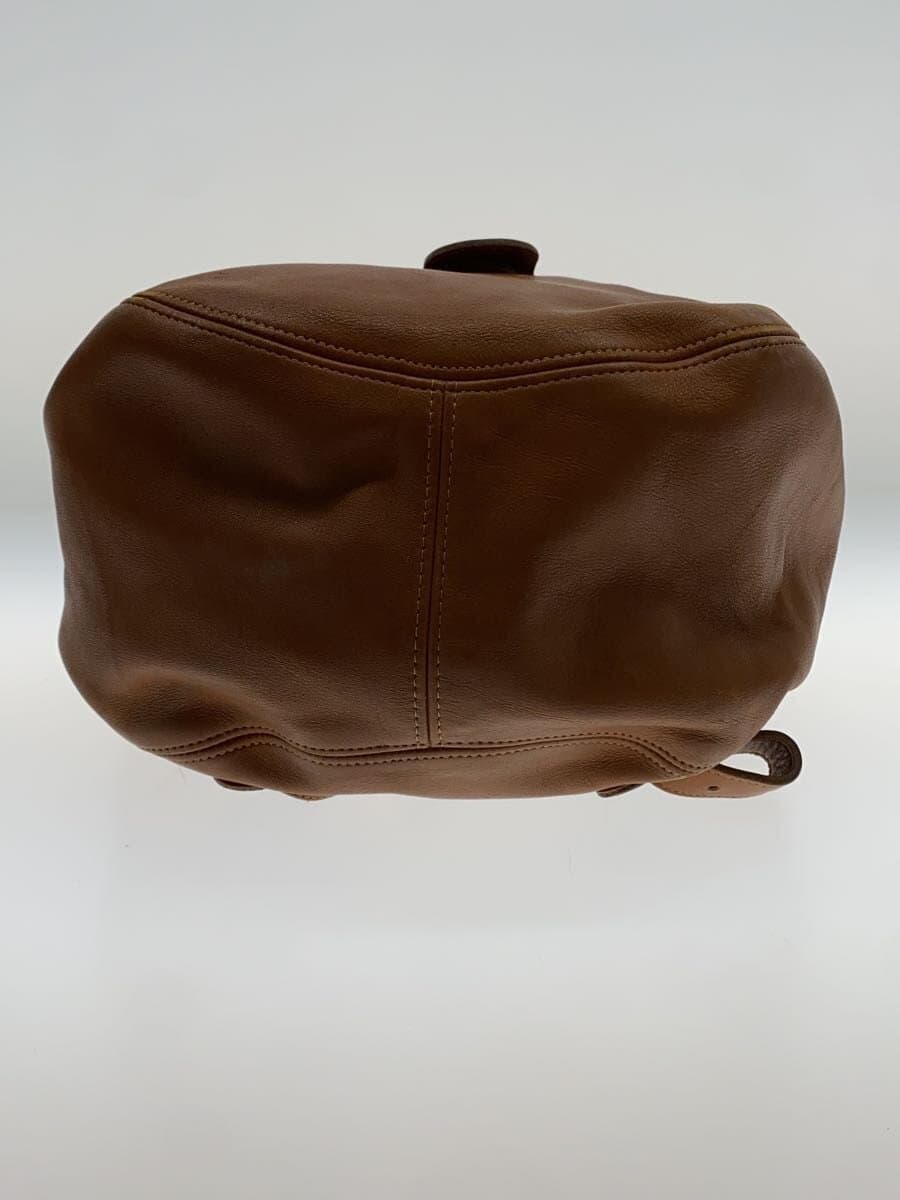 COACH backpack leather BRW plain 4