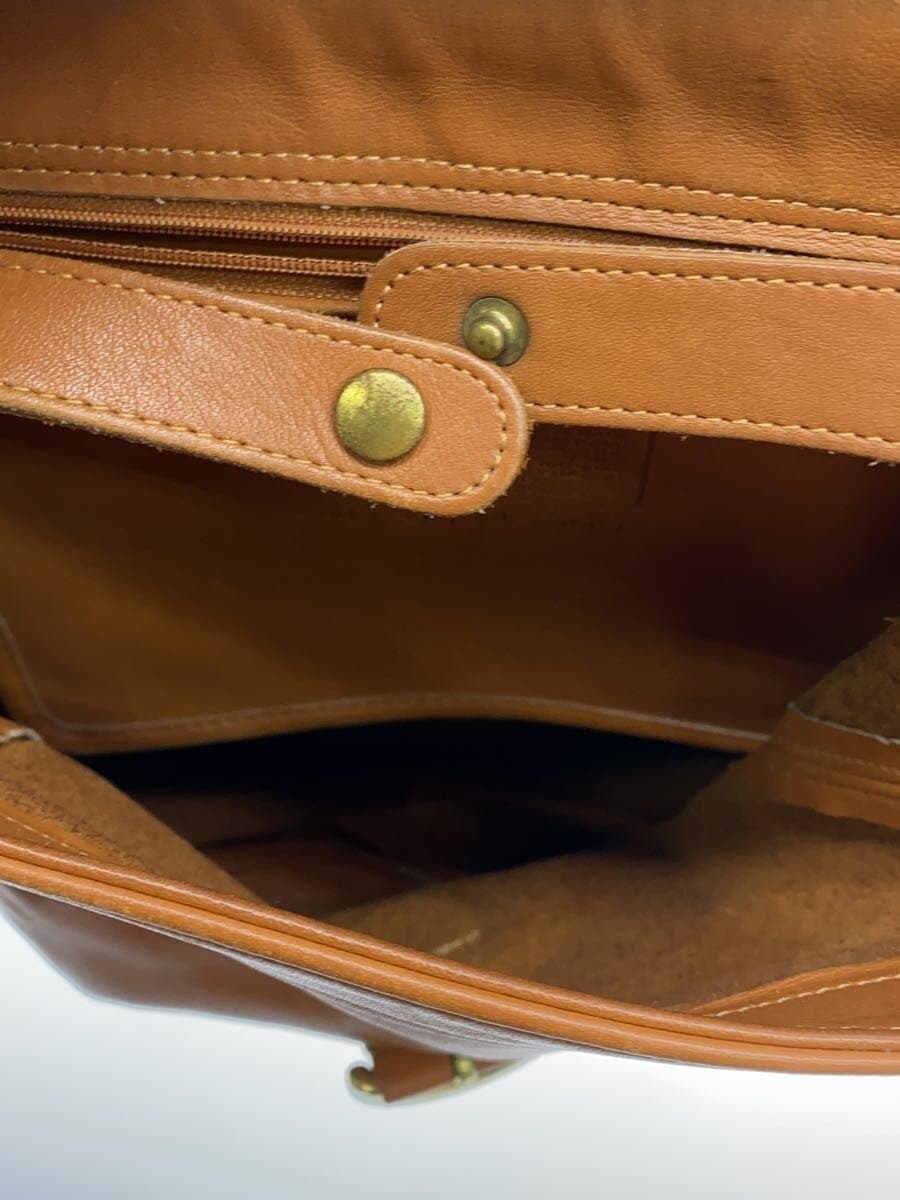 COACH backpack leather BRW plain 6