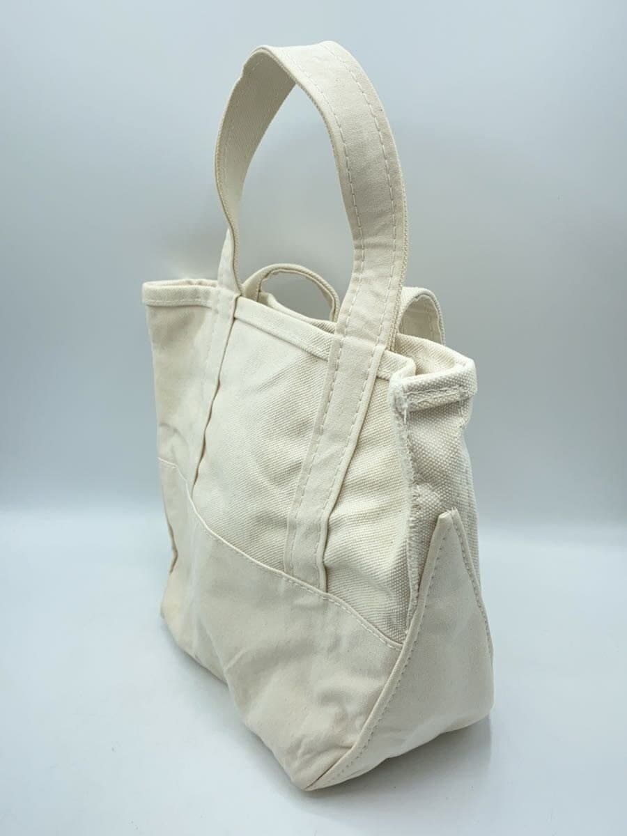 L.L.Bean BEAMS Exclusive BOTE AND TOTE Tote Bag Canvas WHT Solid 304141 2