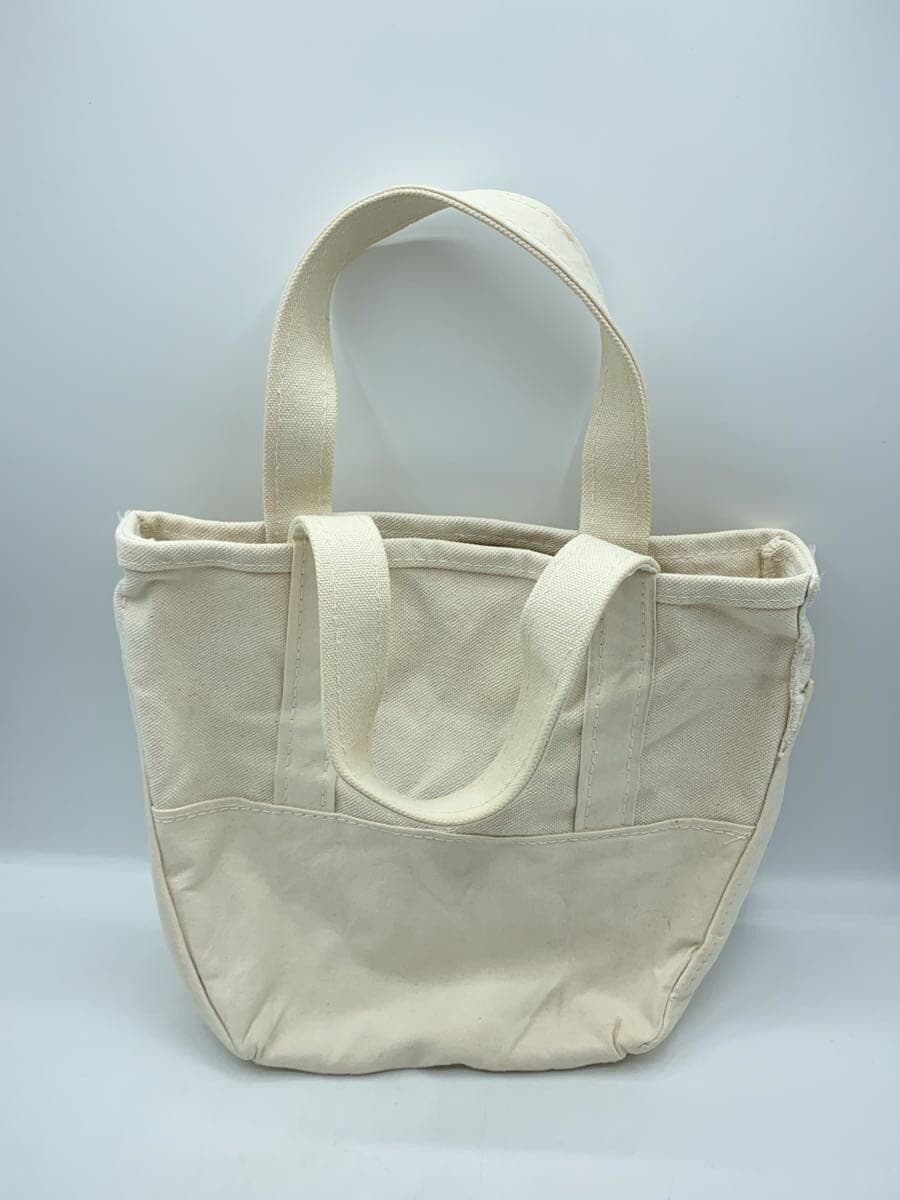 L.L.Bean BEAMS Exclusive BOTE AND TOTE Tote Bag Canvas WHT Solid 304141 3