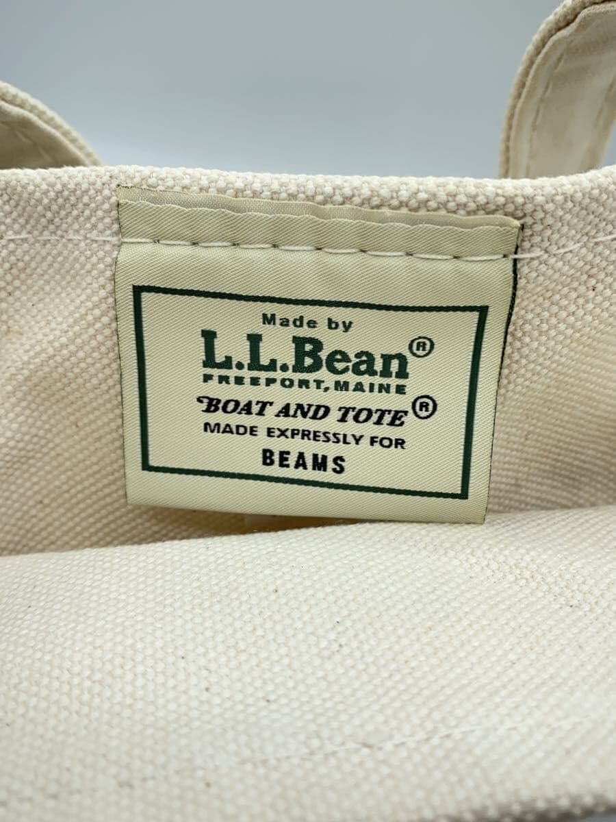 L.L.Bean BEAMS Exclusive BOTE AND TOTE Tote Bag Canvas WHT Solid 304141 5