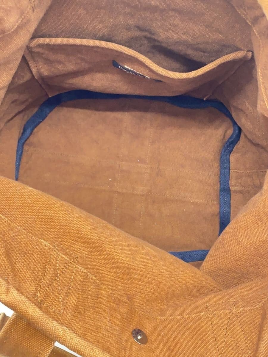 Other Brand TAKEYARI Tote Bag Canvas BRW Solid 6