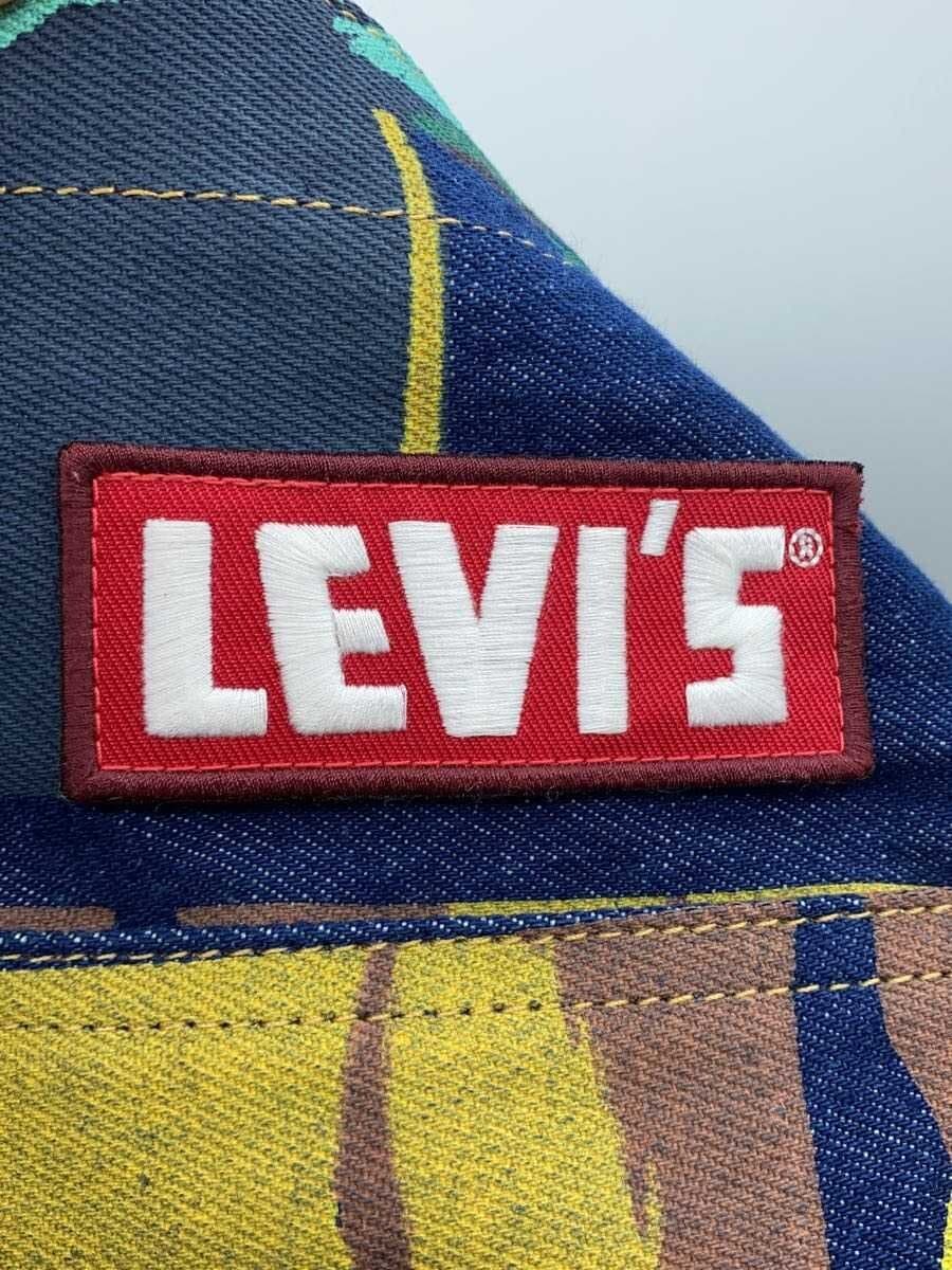 Levi’s501 150 Anniversary Tote Bag Denim NVY All Over Pattern 5