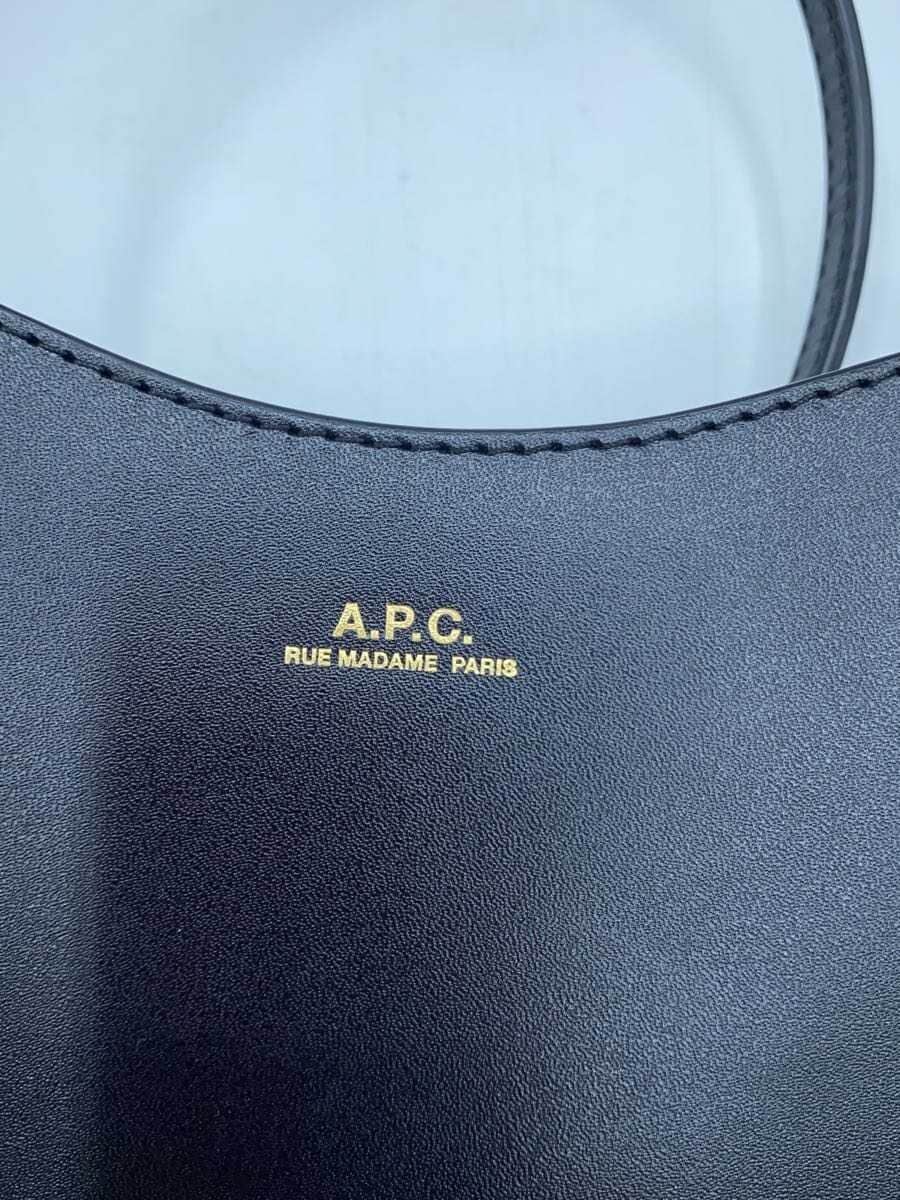 A.P.C. Mini Shoulder Bag Leather Black 5