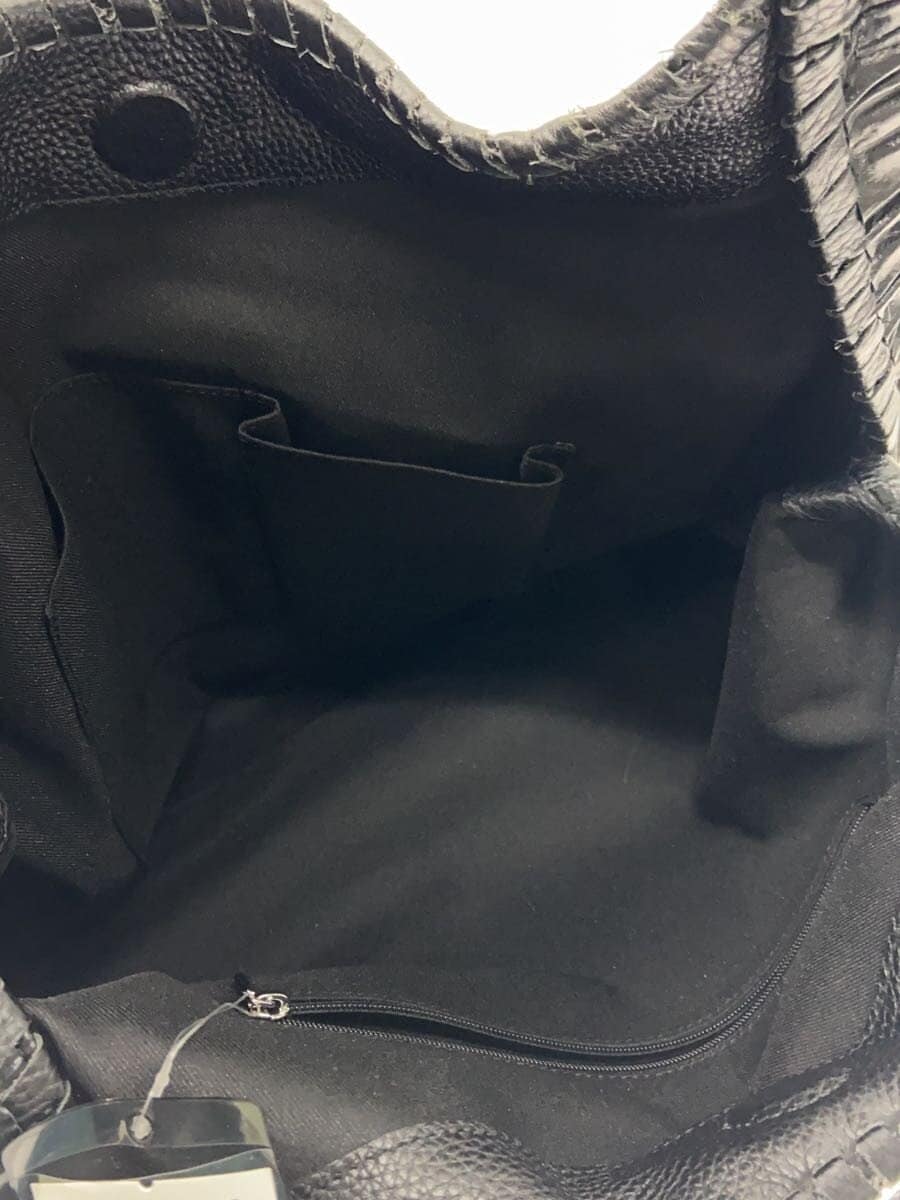 Other brand pleats pig tote bag pig leather BLK plain 8114100514 5