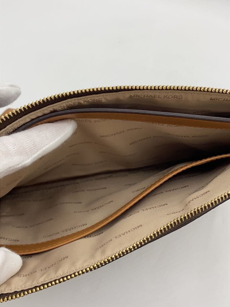 MICHAEL KORS clutch bag -- BRW all-over pattern 32H6GFAW3B 7