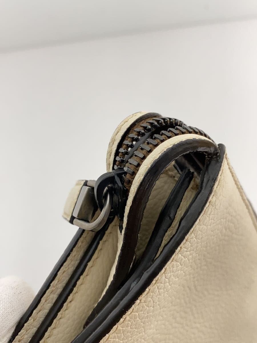 PRADA Second Bag Leather WHT 2VF001 9