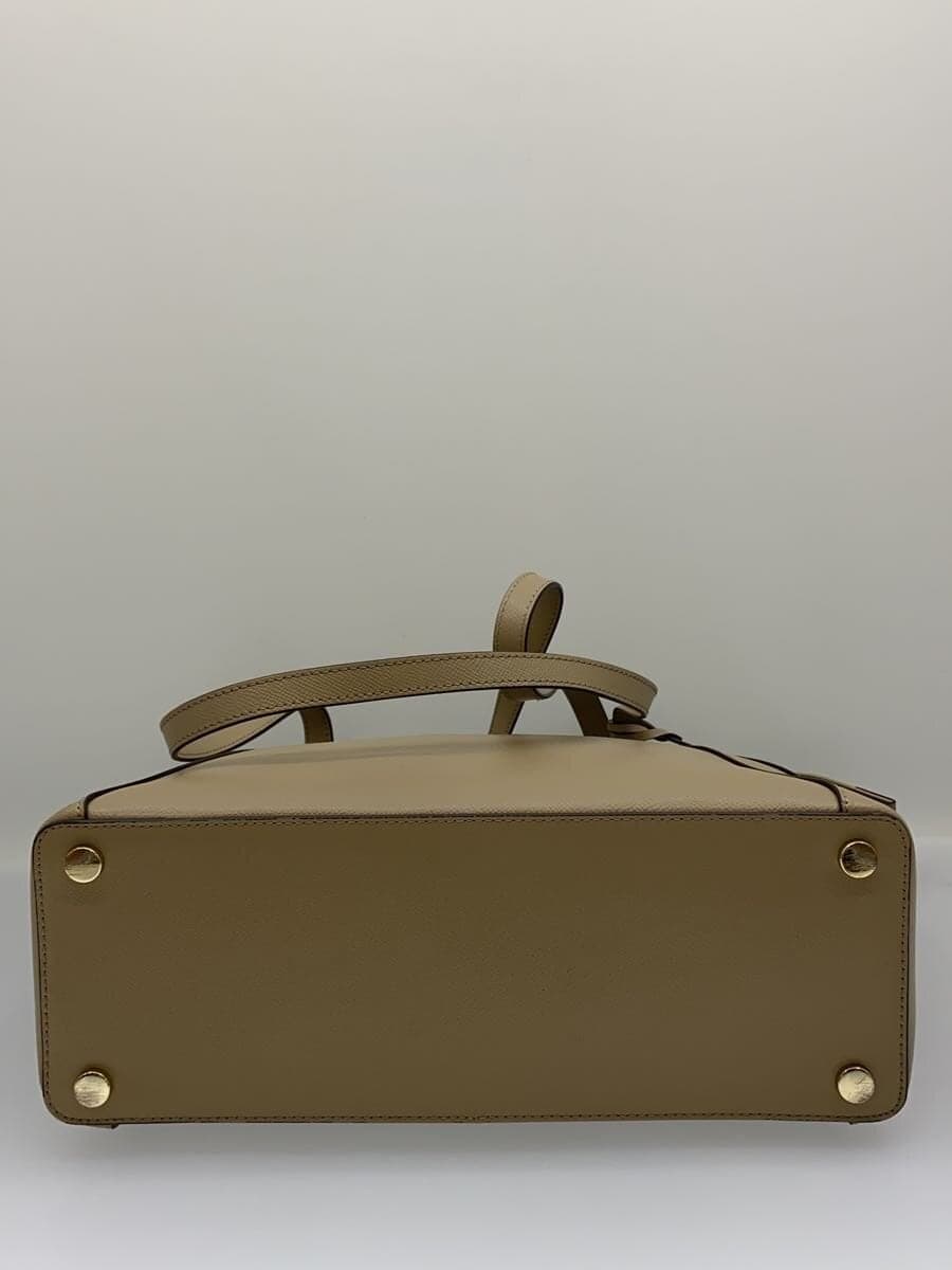 MICHAEL KORS tote bag leather beige 30T8TN2T2L handbag 4