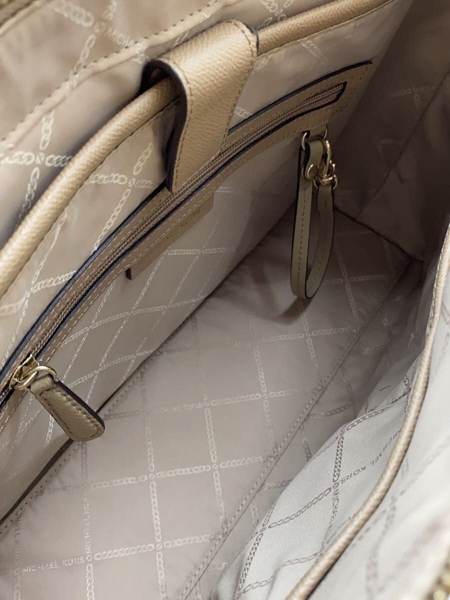 MICHAEL KORS tote bag leather beige 30T8TN2T2L handbag 6