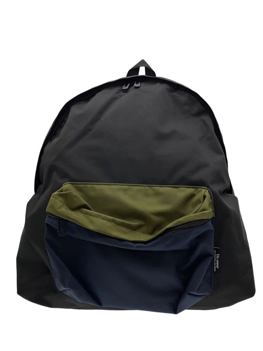 Un coeur backpack nylon black daypack backpack