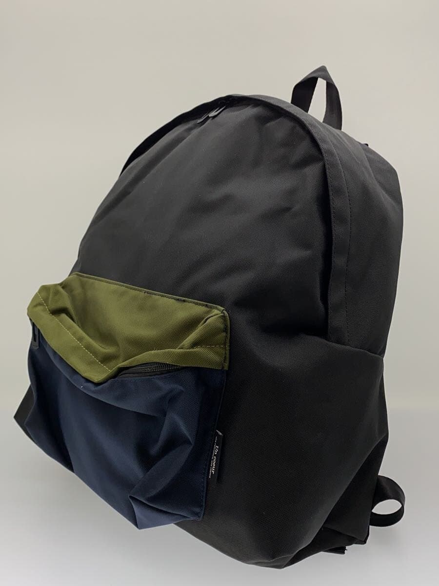 Un coeur backpack nylon black daypack backpack 2