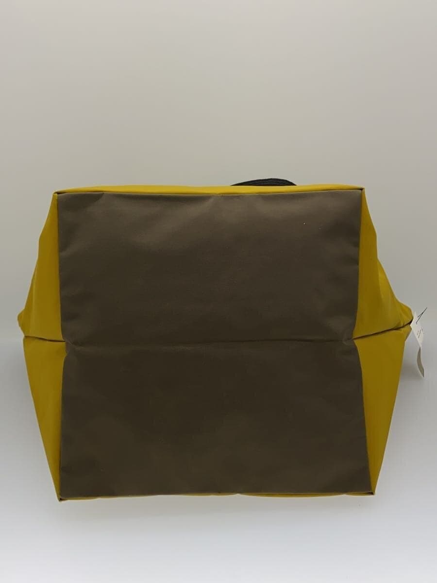 Herve Chapelier Nylon Tote Bag Nylon Yellow 725 4