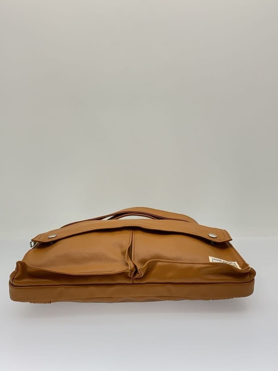 PORTER Freestyle Shoulder Bag PVC Camel 707-07144 Corner scuffing present 4