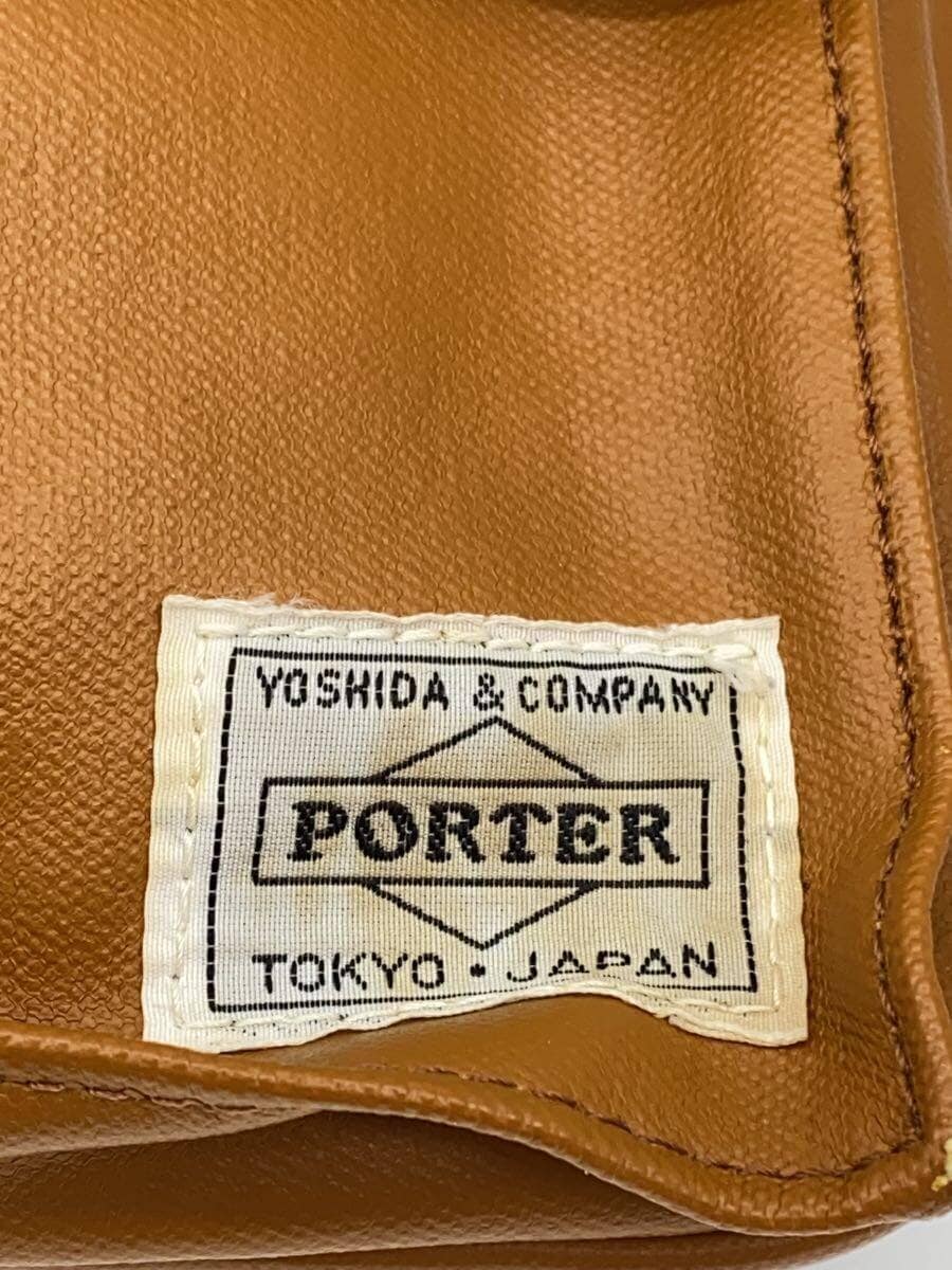 PORTER Freestyle Shoulder Bag PVC Camel 707-07144 Corner scuffing present 5