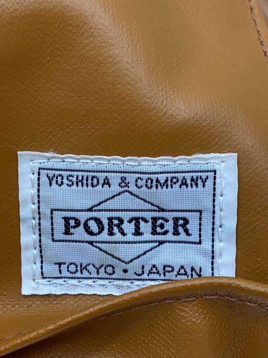 PORTERFREE STYLE 2WAY Briefcase PVC Camel Free Style 707-08208 Used with 5