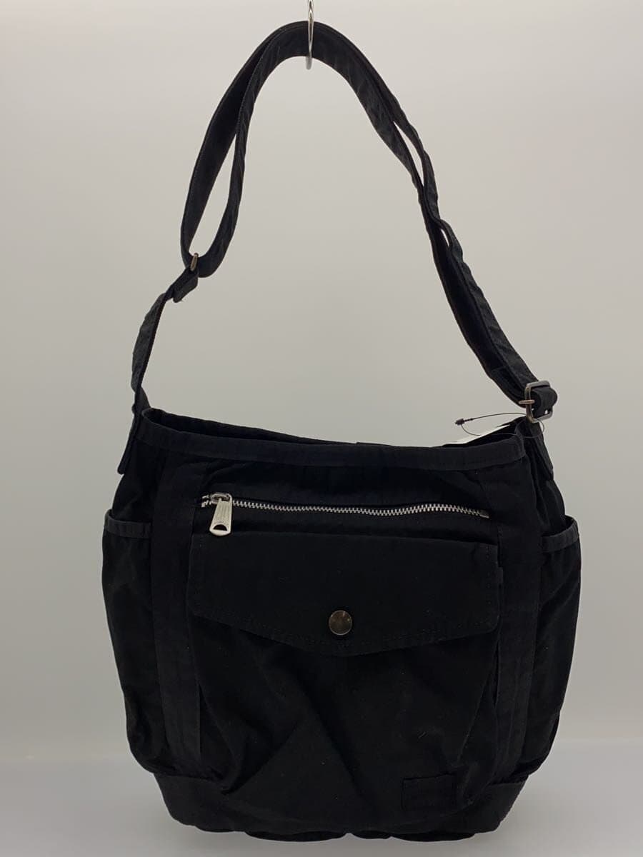 PORTER Shoulder Bag Canvas Black CRAG 540-19645 Crag 3