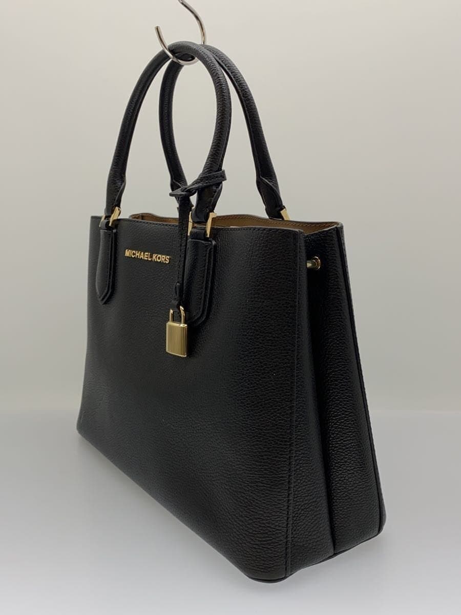 MICHAEL KORS 2-Way Handbag Leather Black 35F8GAFS2L 2-Way Shoulder Bag 2