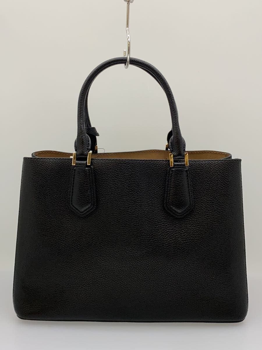 MICHAEL KORS 2-Way Handbag Leather Black 35F8GAFS2L 2-Way Shoulder Bag 3