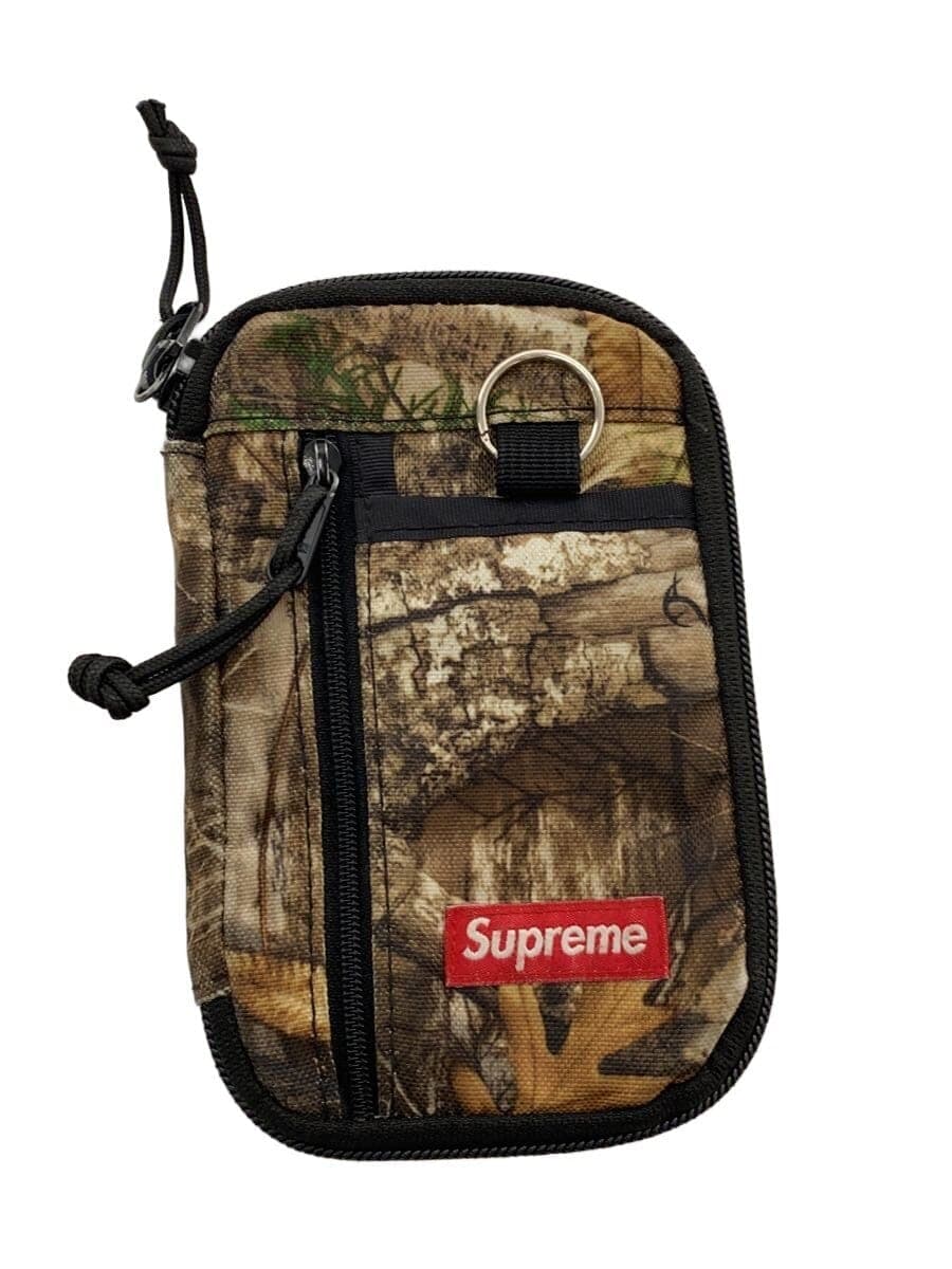 Supreme Pouch Nylon Real Tree Camouflage 19aw Small Zip Pouch Used condition
