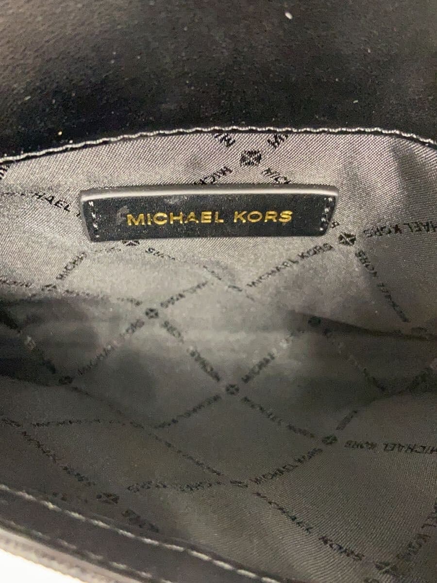 MICHAEL KORS Shoulder Bag PVC BLK All Over Pattern 35H9G 6