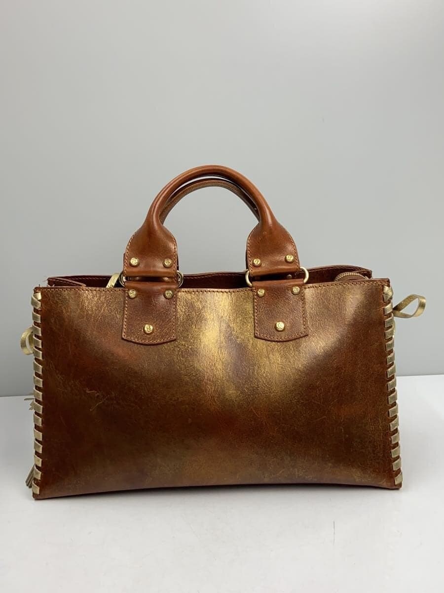 FRANCESCO BIASIA Handbag Leather BRW 3