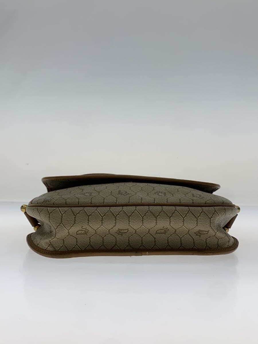 Christian Dior Shoulder Bag PVC BEG All-over Print 4