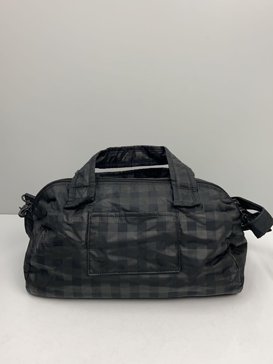 HEAD PORTER Shoulder Bag Nylon BLK Check 3