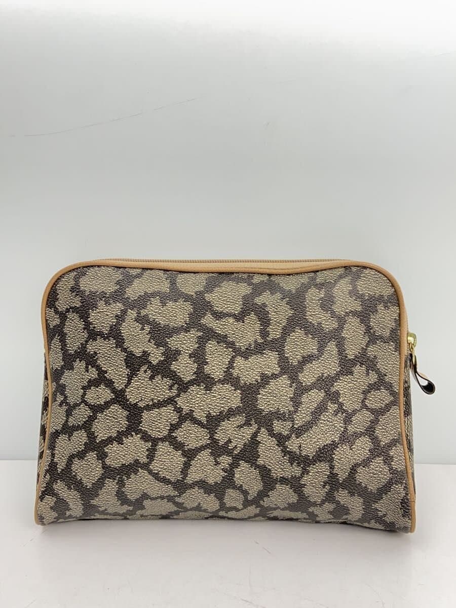 YVES SAINT LAURENT Second Bag Leather GRY All Over Pattern 3