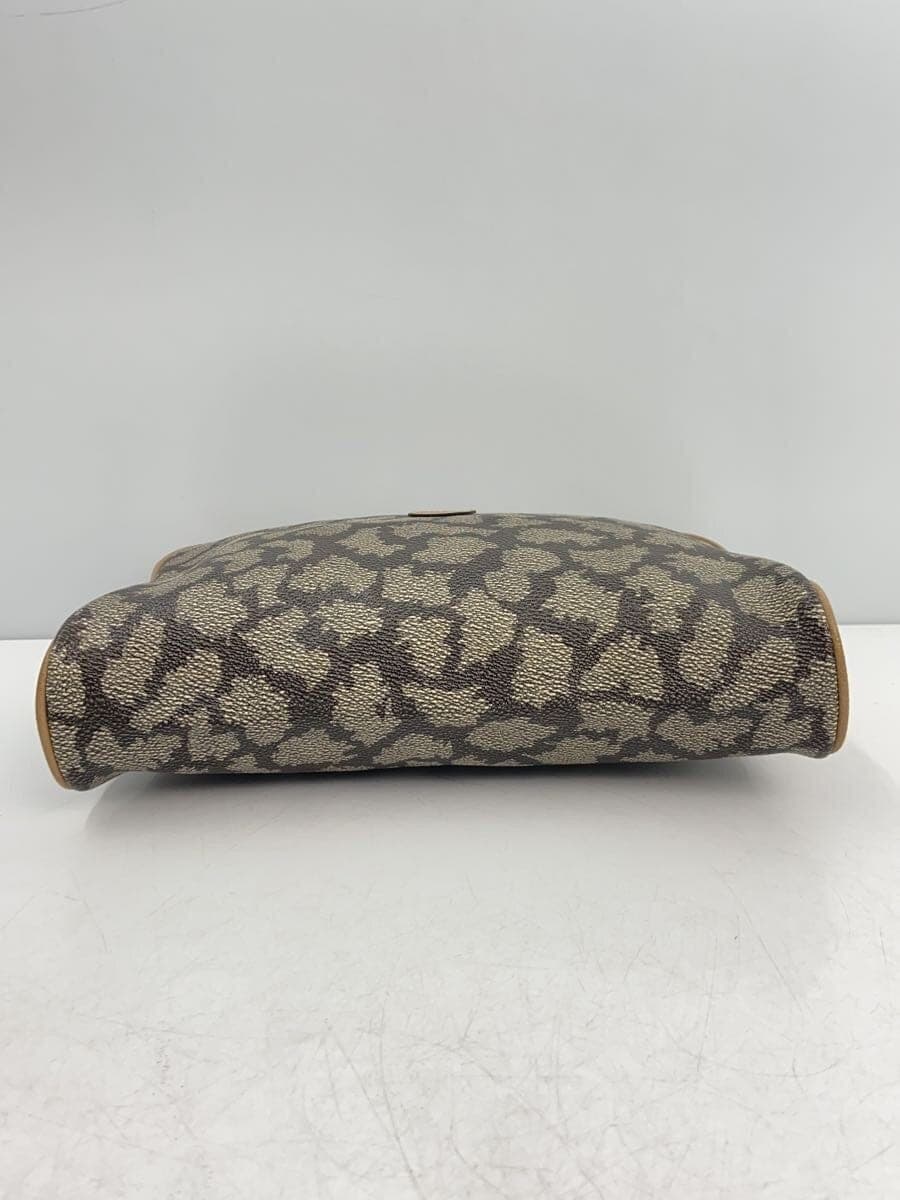 YVES SAINT LAURENT Second Bag Leather GRY All Over Pattern 4