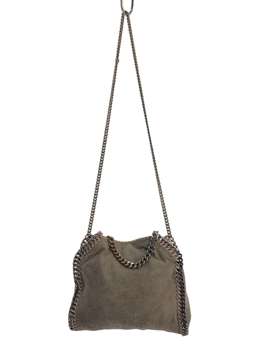 STELLA Mc CARTNEY With Wear Shoulder Bag Suede GRY