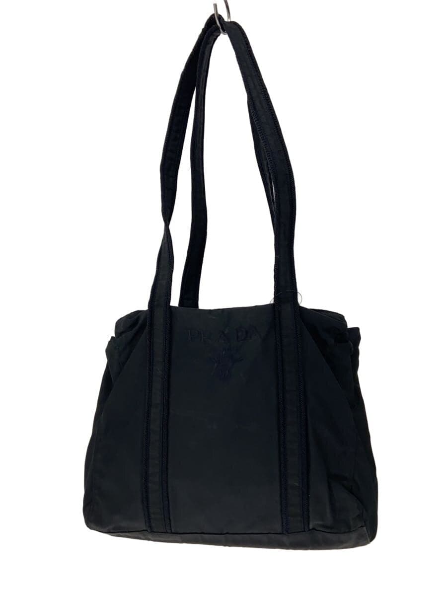 PRADA Tote Bag Nylon BLK Solid