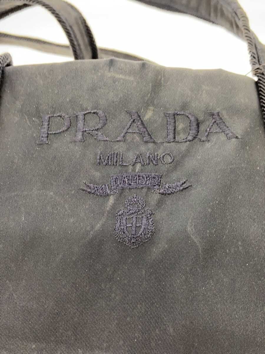 PRADA Tote Bag Nylon BLK Solid 5