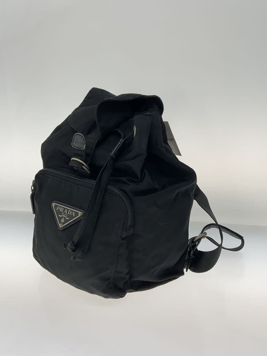 PRADA Backpack Nylon BLK Solid 2