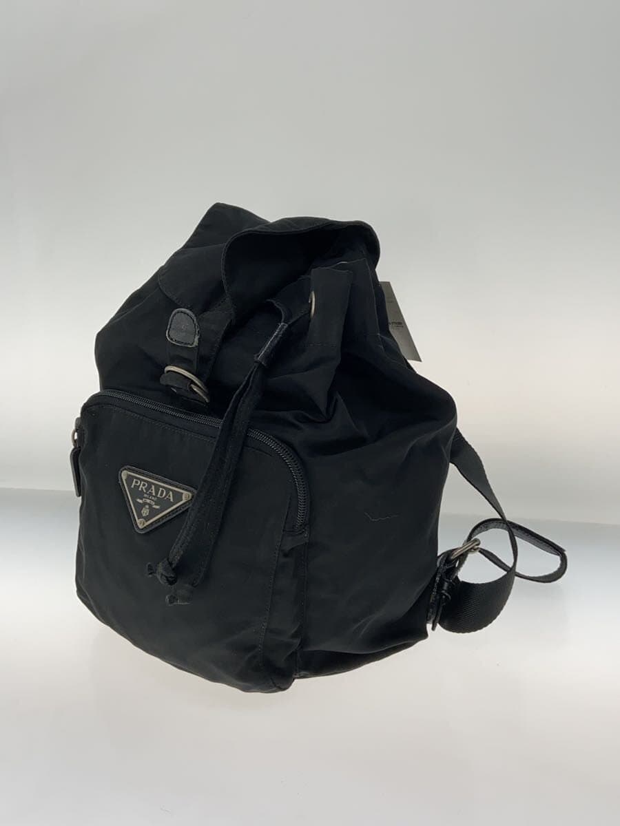 PRADA Backpack Nylon BLK Solid 2