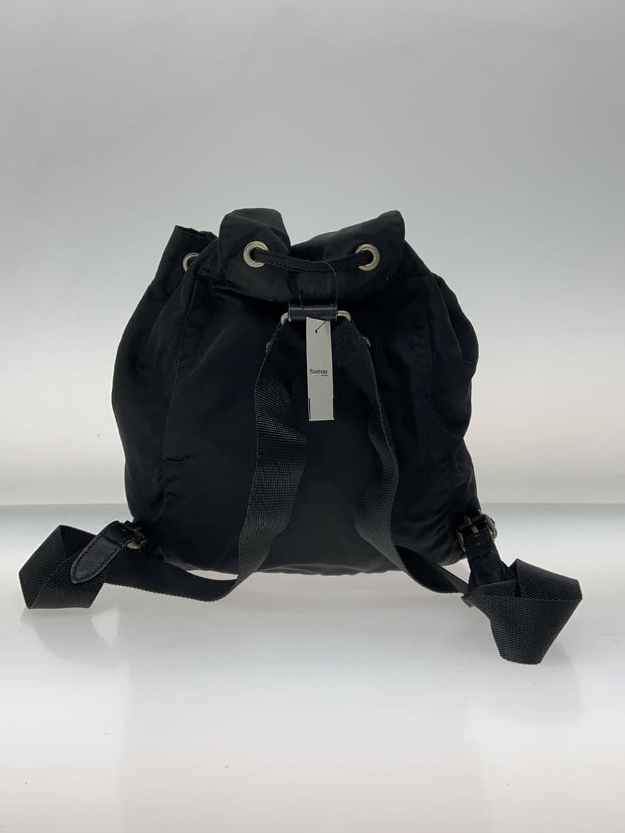 PRADA Backpack Nylon BLK Solid 3