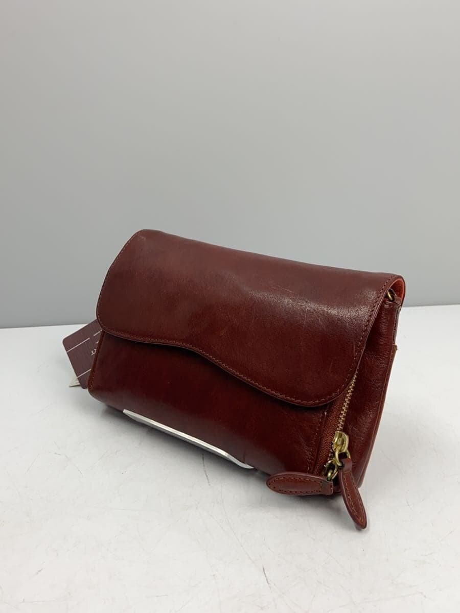 BAGGY PORT Shoulder Bag Leather BRW Solid 2