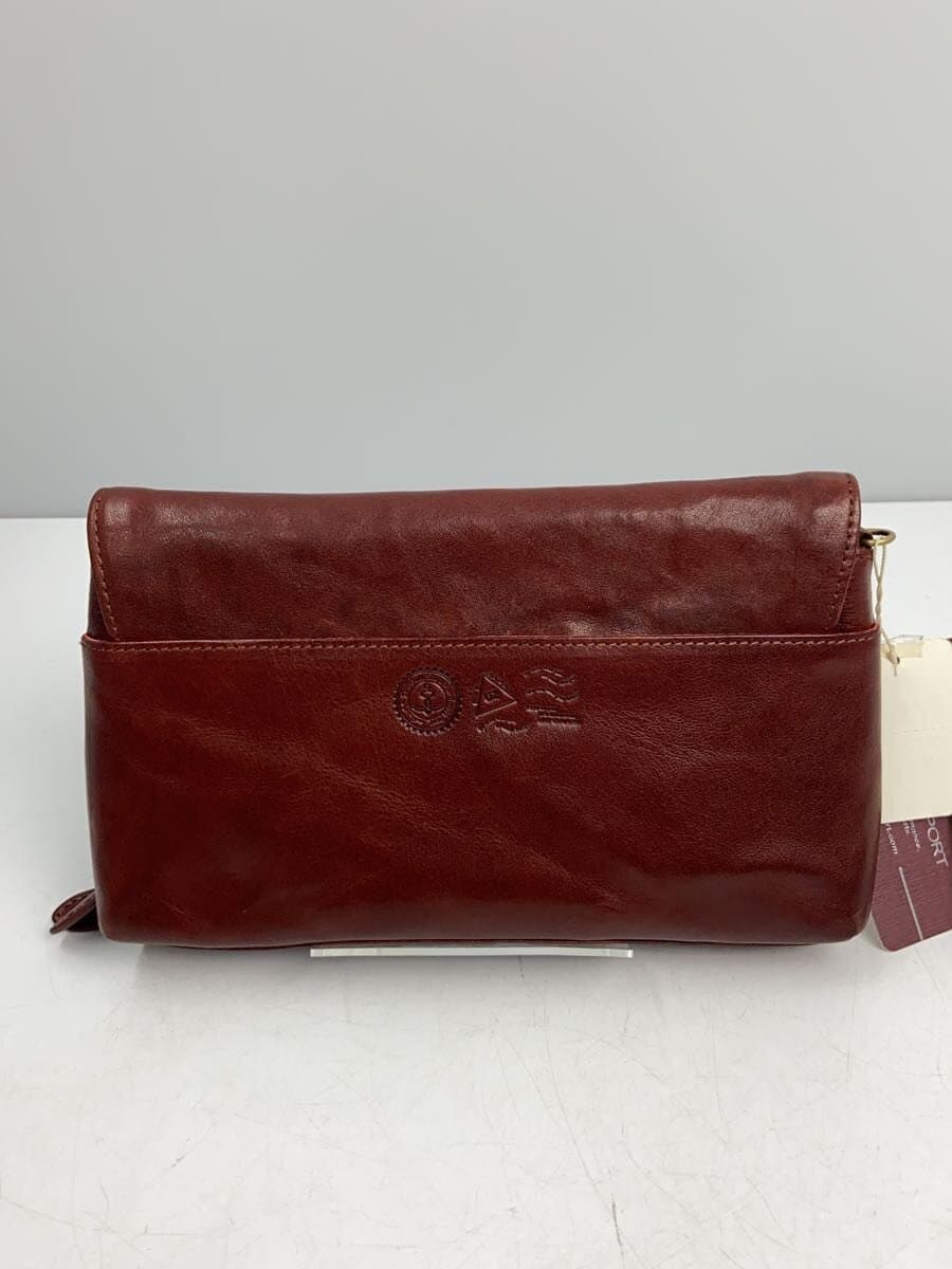 BAGGY PORT Shoulder Bag Leather BRW Solid 3