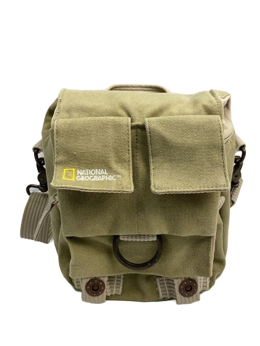 NATIONAL GEOGRAPHIC Shoulder Bag Canvas KHK Solid