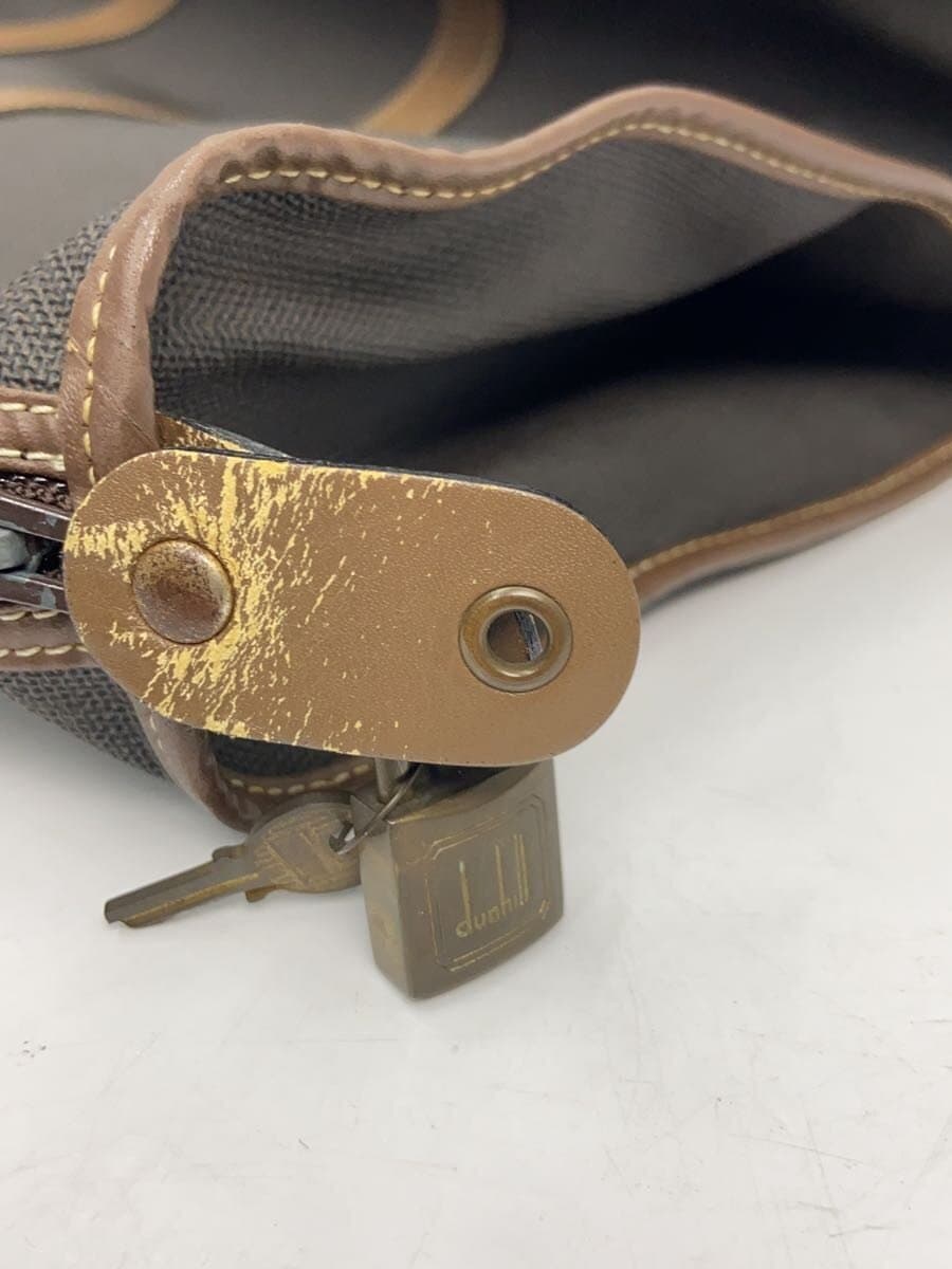 dunhill Boston Bag BRW Solid 8