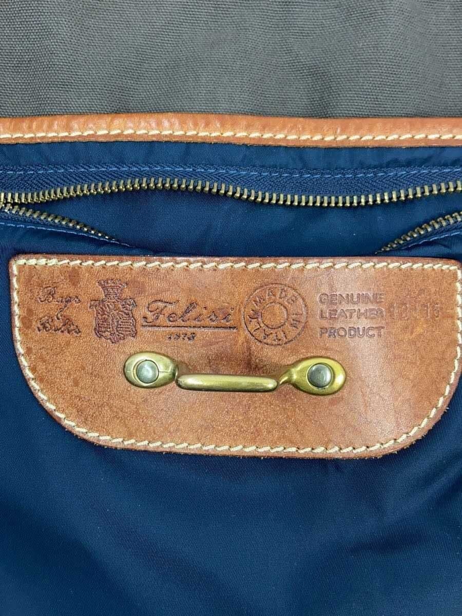 Felisi Shoulder Bag Leather NVY Solid 5