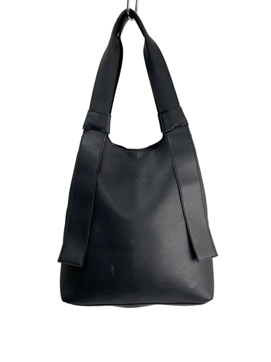 CLANE Shoulder Bag Leather BLK Solid