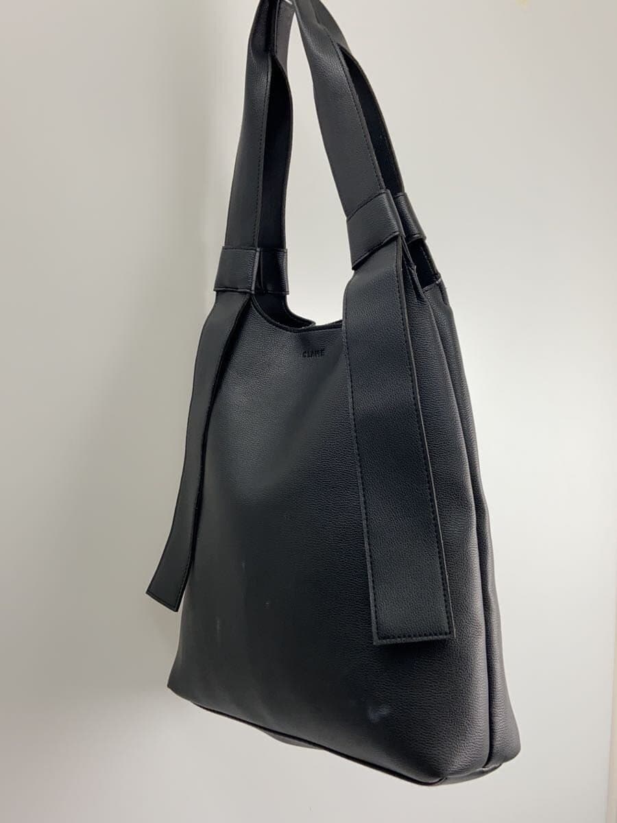 CLANE Shoulder Bag Leather BLK Solid 2