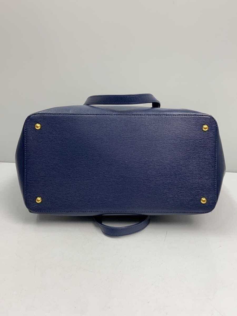 LAUREN RALPH LAUREN Tote Bag Leather NVY Solid 4