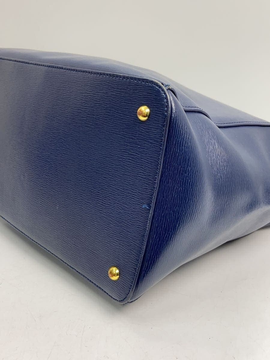 LAUREN RALPH LAUREN Tote Bag Leather NVY Solid 7