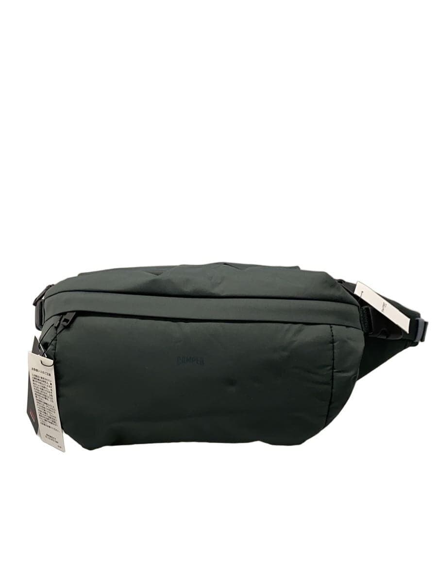 Tagged "camper" Shoulder bag Nylon Gray Solid color