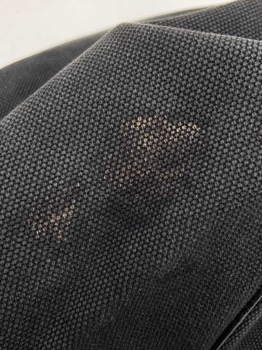 GUCCI Handbag Cotton Black Solid Color 7