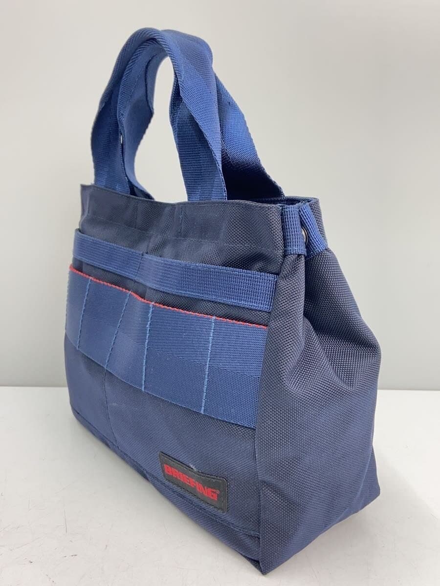 BRIEFING Handbag Nylon Navy Solid Color 2