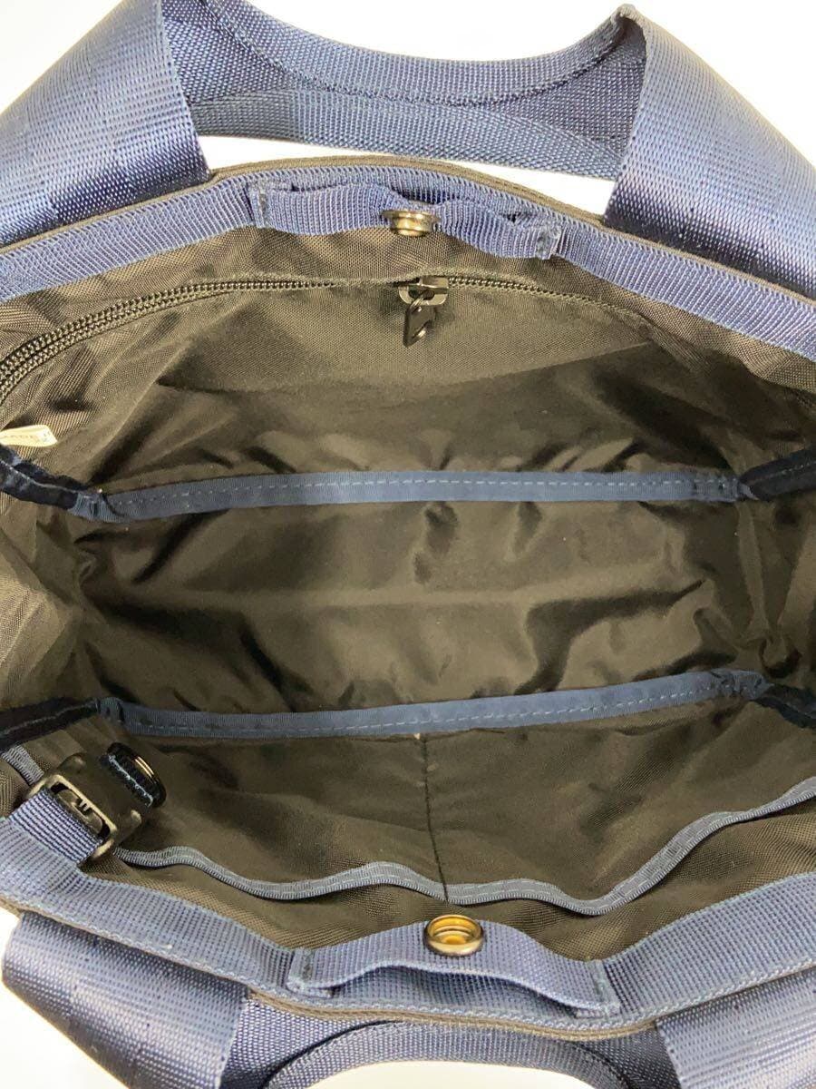 BRIEFING Handbag Nylon Navy Solid Color 6